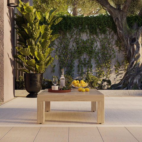 Aria White Oak Coffee Table pictured on our <a href=rayan-rug__rayan.html Rug</a>