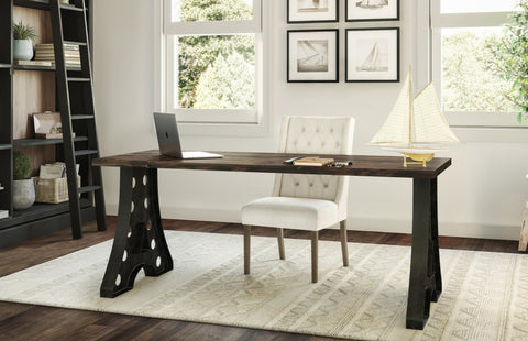 Industrial Steel A-Frame Writing Desk