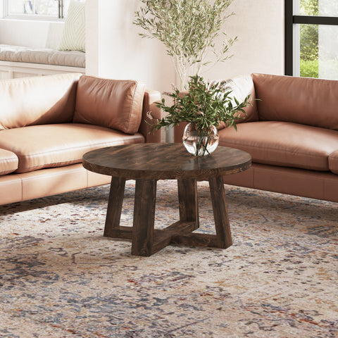 Pictured at 36" in Tobacco Finish. Pictured with <a href=braden-couch__braden-2.html Couches</a> on the <a href=marisol__marisol-2.html Rug</a>.