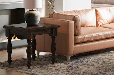 Pictured in Tobacco Finish. Pictured with <a href=braden-couch__braden-2.html Couch</a> on the <a href=marisol__marisol-2.html Rug</a>.