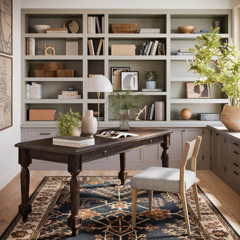 Rosemary Turned Leg Writing Desk