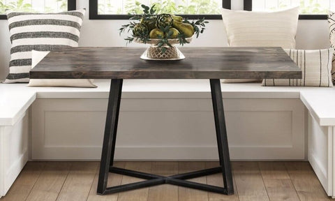 Pictured at 60" in Deep Grey Finish. Pictured with the <a href=allston-chandelier__allston.html Chandelier</a>.