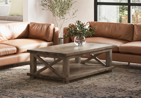 Pictured in Barn Wood Finish. Pictured with <a href=braden-couch__braden-2.html Couches</a> on the <a href=marisol__marisol-2.html Rug</a>.